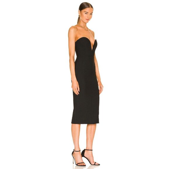 Veronica Beard Colebrook Strapless Midi Dress - Picture 2 of 8